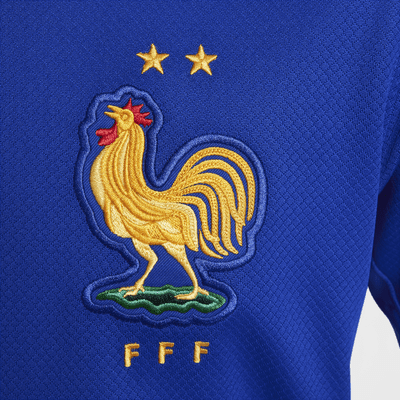 Kylian Mbappé FFF 2024/25 Stadium Home Nike Dri-FIT Replica-fodboldtrøje til større børn (herrehold)