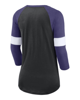 Nike Pride (NFL Baltimore Ravens) Women's 3/4-Sleeve T-Shirt.