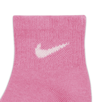 Nike Core Swoosh Toddler Gripper Socks Box Set (3 Pairs)