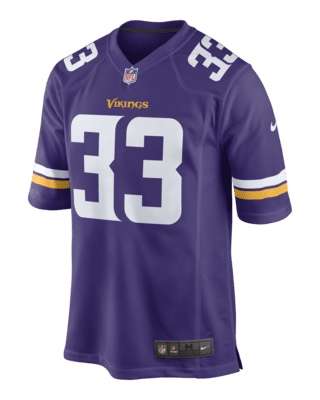 Мужские джерси Aaron Jones Minnesota Vikings Nike NFL Game Football Jersey для футбола