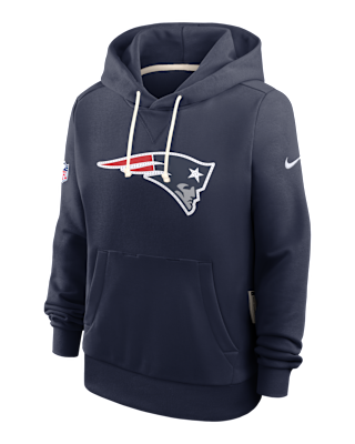 Женское худи New England Patriots Sideline Nike Dri-FIT NFL Pullover Hoodie