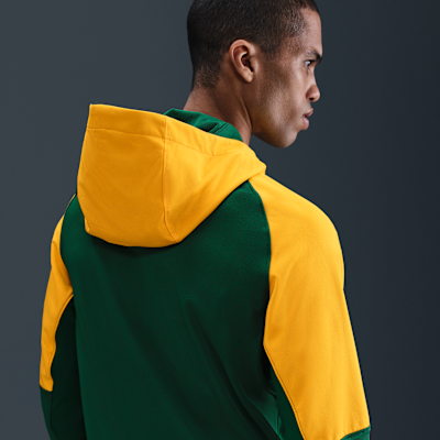 Springboks Nike Rugby-træningshættetrøje med fuld lynlås til mænd