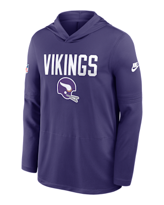 Мужские  Minnesota Vikings Pass Accuracy Nike Dri-FIT NFL Long-Sleeve Hooded Top