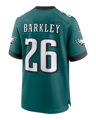 Мужские джерси Saquon Barkley Philadelphia Eagles Super Bowl LIX Nike NFL Game Jersey