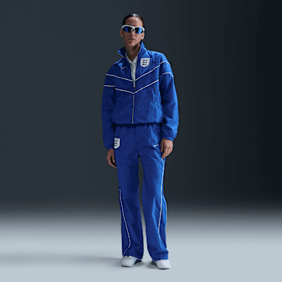 İngiltere Windrunner Nike UV Dokuma Kadın Futbol Ceketi