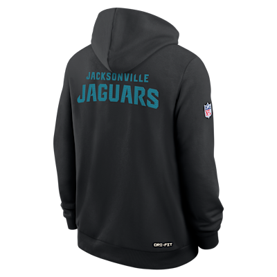 Sudadera con gorro sin cierre Nike Dri-FIT de la NFL para hombre Jacksonville Jaguars Initial Home Sideline