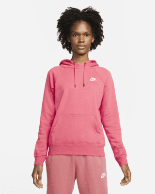 nike sportswear essential women's fleece pullover hoodie