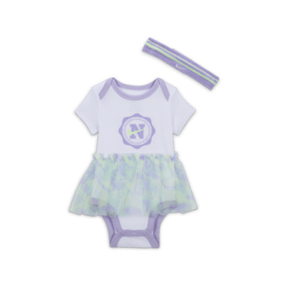 Nike Prep in Your Step Boxed tweedelige bodysuitset voor baby's (0-9 maanden)