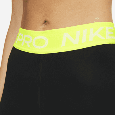 Leggings con paneles de malla de tiro medio para mujer Nike Pro