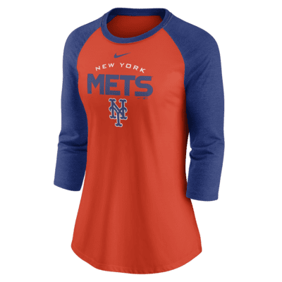 Nike Next Up (MLB New York Mets) Women's 3/4-Sleeve Top.