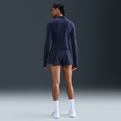 Short doublé à taille mi-basse 8 cm Dri-FIT Nike One pour femme