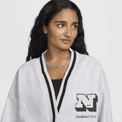 Cardigan extraoversized para mujer Nike Sportswear Phoenix Fleece