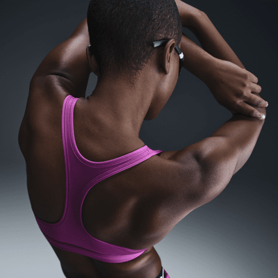 Bra deportivo sin almohadillas para mujer Nike Swoosh Light Support