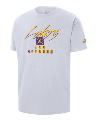 White Jordan NBA Los Angeles Lakers Max90 T-Shirt