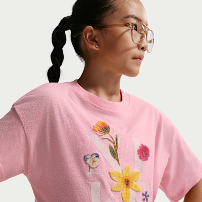 Playera cuadrada para niños talla grande Nike Sportswear