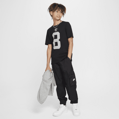 Josh Jacobs Las Vegas Raiders Nike NFL T-Shirt für ältere Kinder