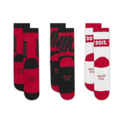 Nike Little Kids' Dri-FIT Sport Crew Socks (3 Pairs)