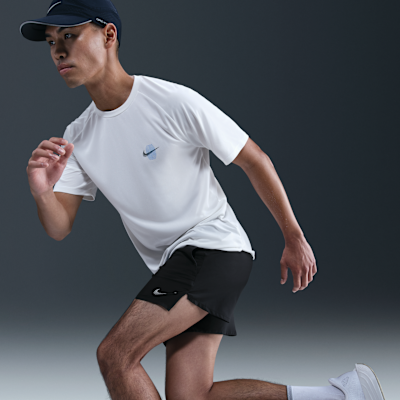 ナイキ ストライド メンズ Dri-FIT 13cm ランニングショートパンツ (インナー付き)