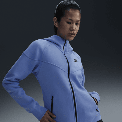 Sudadera con gorro de cierre completo para mujer Nike Sportswear Tech Fleece Windrunner