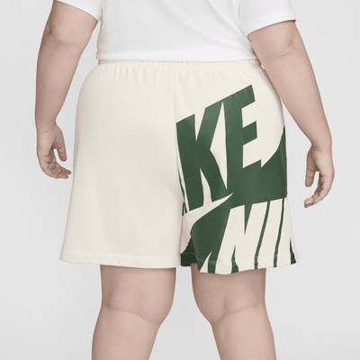 Shorts de French Terry de tiro medio de 15 cm para mujer (talla grande) Nike Air