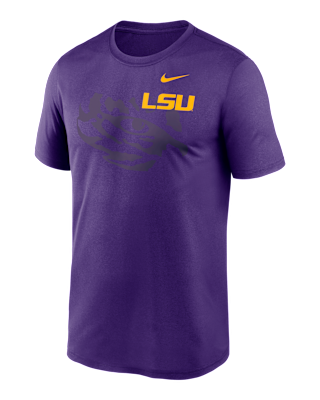 Мужская футболка LSU Campus Legend Shadow Logo Nike Dri-FIT College