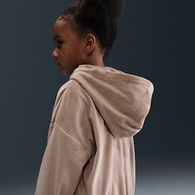 Conjunto de 2 piezas de leggings de tejido velour acampanados para niños talla pequeña Nike