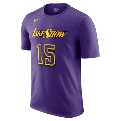 Playera Nike de la NBA para hombre Austin Reeves Los Angeles Lakers Essential City Edition