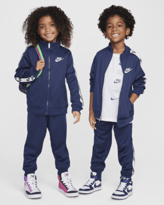 Детские  Nike Dri-FIT Little Kids' Logo Taping 2-Piece Full-Zip Set