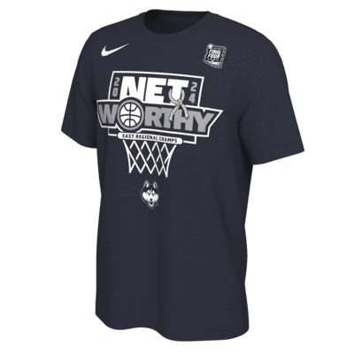 Playera de básquetbol universitaria Nike para hombre UConn 2024 Men's Regional Champ