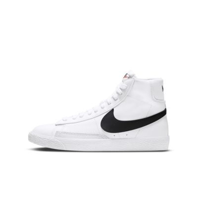 black and white nike blazers