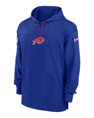 Мужские джерси Buffalo Bills Sideline Jersey Nike Dri-FIT NFL Pullover Hoodie