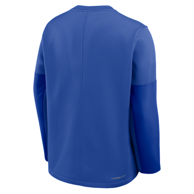 Playera de manga larga universitaria Nike Therma-FIT para hombre Kentucky Sideline Coach