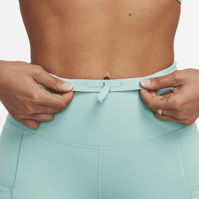 Nike Go Women's Firm-Support High-Waisted Cropped Leggings with Pockets