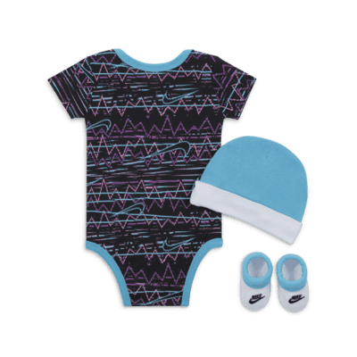 Nike New Wave Baby 3-Piece Bodysuit Box Set