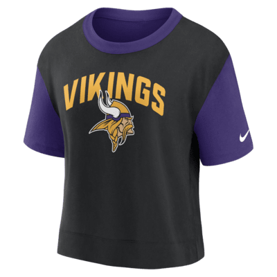 Nike Fashion (NFL Minnesota Vikings) Women's High-Hip T-Shirt. Nike.com