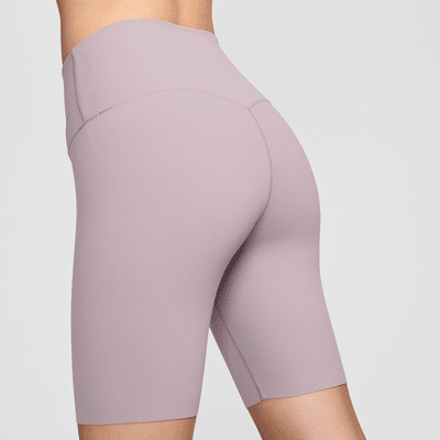 Shorts de ciclista de cintura alta de 20 cm con soporte suave para mujer Nike Zenvy