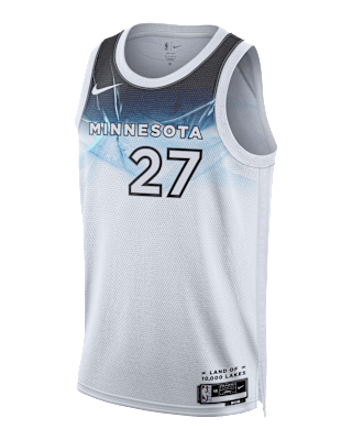 Мужские джерси Rudy Gobert Minnesota Timberwolves 2024/25 City Edition Nike Dri-FIT NBA Swingman Jersey