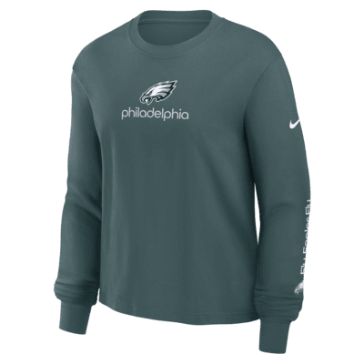 Philadelphia Eagles Boxy Women's Nike NFL Long-Sleeve T-Shirt