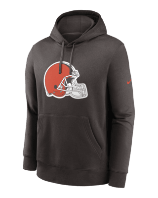 Мужское худи Cleveland Browns Club Logo Nike NFL Pullover Hoodie