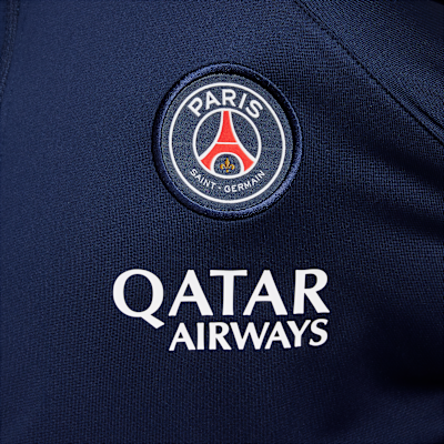 Pleteninová fotbalová sportovní souprava Nike Dri-FIT Paris Saint-Germain Strike pro malé děti