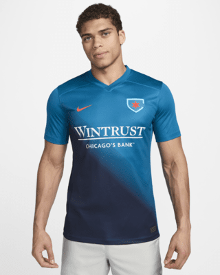 Мужские джерси Chicago Red Stars 2024 Stadium Secondary Nike Dri-FIT NWSL Replica Jersey