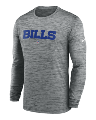 Men NFL Buffalo Bills Sideline Red Hoodie