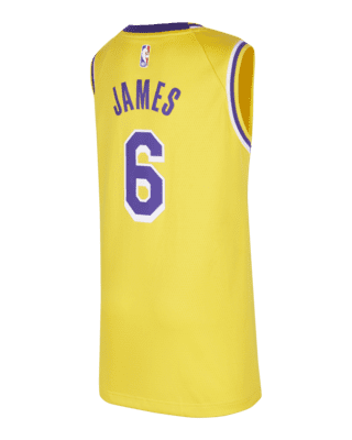 Men's LeBron James Los Angeles Lakers Icon Swingman Jersey