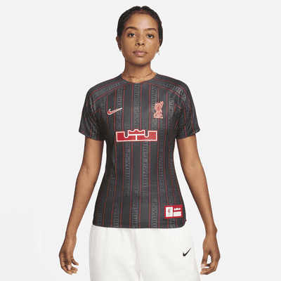 LeBron x Liverpool FC Women's Nike Dri-Fit Stadium Soccer Jersey