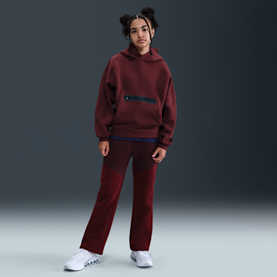 Sudadera con gorro sin cierre oversized para niño talla grande Nike Sportswear Tech Fleece