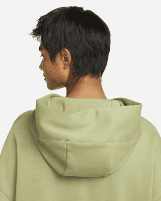 Oversized Crop Pullover Hoodie. Nike IL