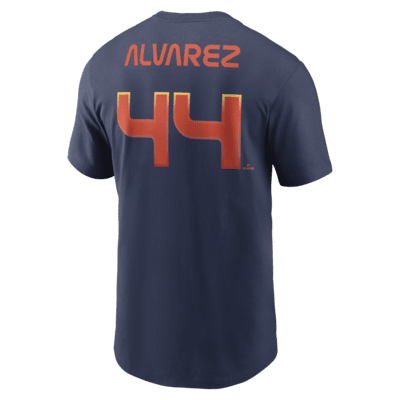 Playera Nike de la MLB para hombre Yordan Álvarez Houston Astros City Connect Fuse