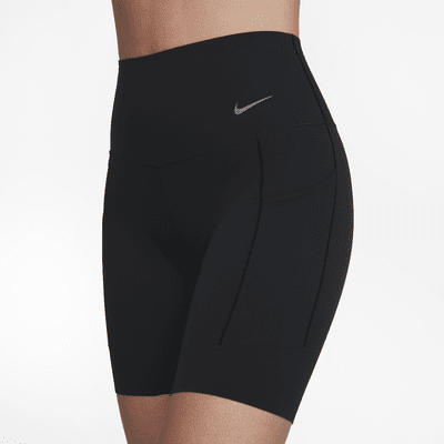 Nike Universa Women's Medium-Support High-Waisted 20cm (approx.) Biker Shorts with Pockets