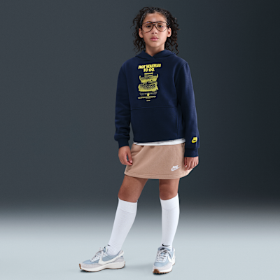 Sudadera con gorro para niños talla grande Nike Sportswear Club Fleece