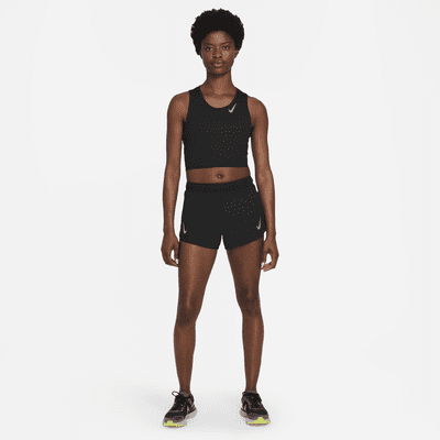 Débardeur court de running Nike Dri-FIT Race pour Femme